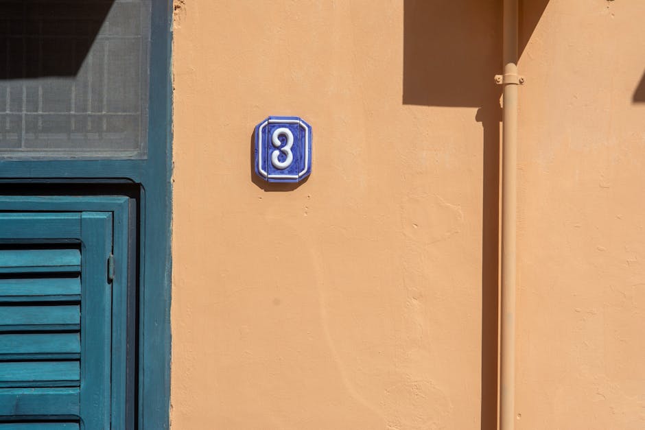 The Number 3 Sign